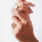 Elyse Architectural Hollow Ring