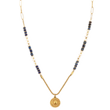 Celestial Compass Beaded Pendant Necklace