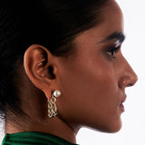 Orla Pearl Chain Drop Earrings
