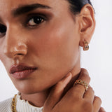 Sienna Twisted Hoop Earrings