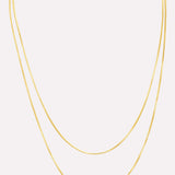 Selene Layered Snake Chain Necklace