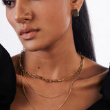 Selene Layered Snake Chain Necklace