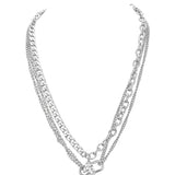 Luna Layered Cuban Chain Necklace