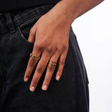 Zyra Bamboo Layered Ring