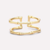 Zyra Bamboo Layered Ring