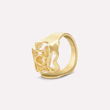 Nysa Geometric Hollow Ring